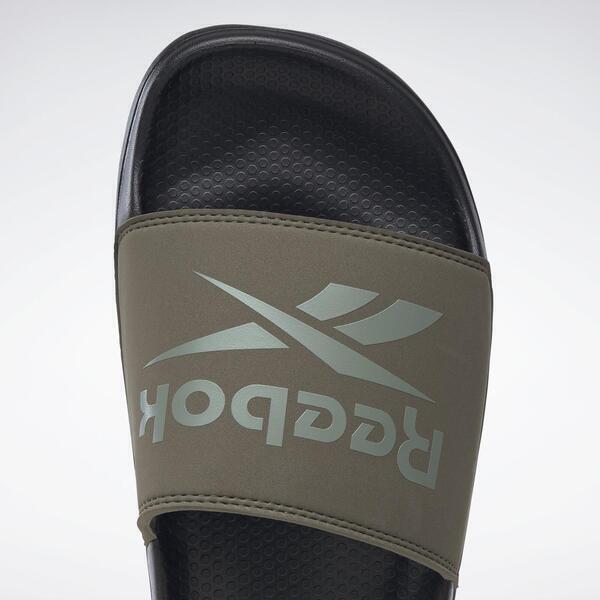 Reebok Fulgere Slide [100038917] 男 拖鞋 運動 休閒 夏天 海灘 泳池 軟底 軍綠