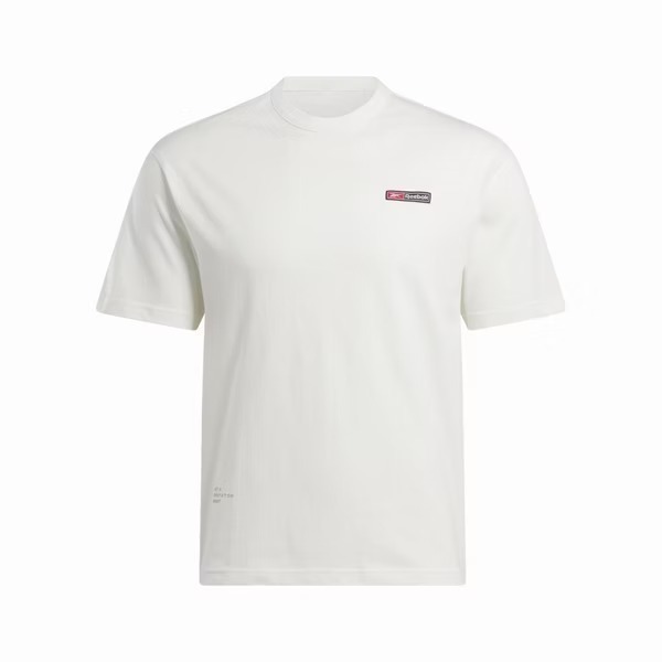 Reebok Ri Logo Mash Up Tee [100204258] 男 短袖 上衣 T恤 運動 休閒 舒適 白