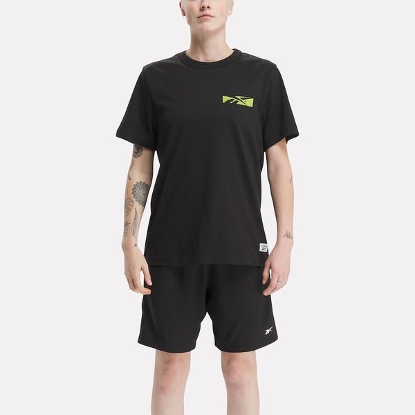 Reebok Not A Spectator Tee [100204420] 男  T恤 舒適 純棉  黑黃