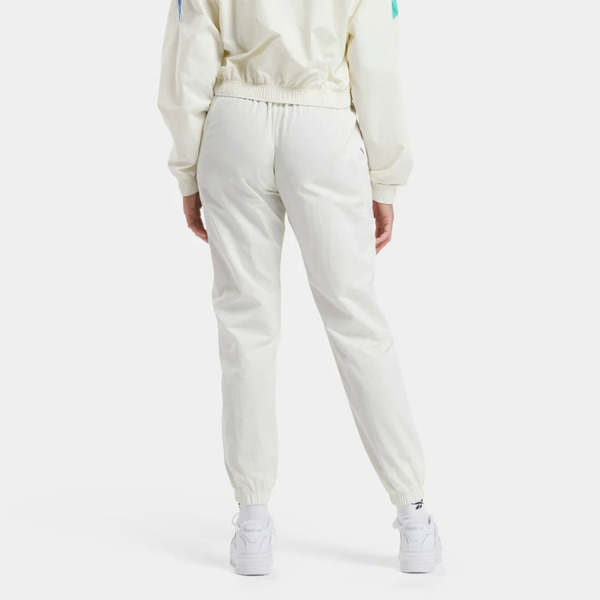 Reebok Cl Fr Track Pant [100205909] 女 長褲 運動 側袋 寬鬆 經典 白