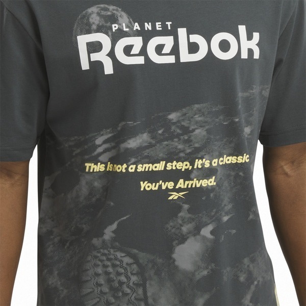 Reebok X Nasa Moon Tee [100207587] 男 T恤 運動 休閒 灰黑