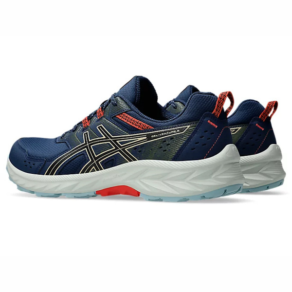 Asics Gel-venture 9 4E [1011B488-408] 男 慢跑鞋 超寬楦 越野 戶外 深藍 黑