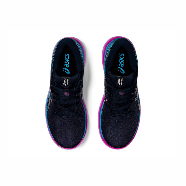 博客來-Asics Glideride 2 [1012A890-400] 女鞋慢跑鞋運動休閒輕量支撐緩衝深藍藍25cm 深藍/藍
