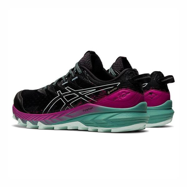 Asics GEL-Trabuco 10 GTX [1012B175-002] 女 慢跑鞋 越野 戶外 防水 黑綠紫