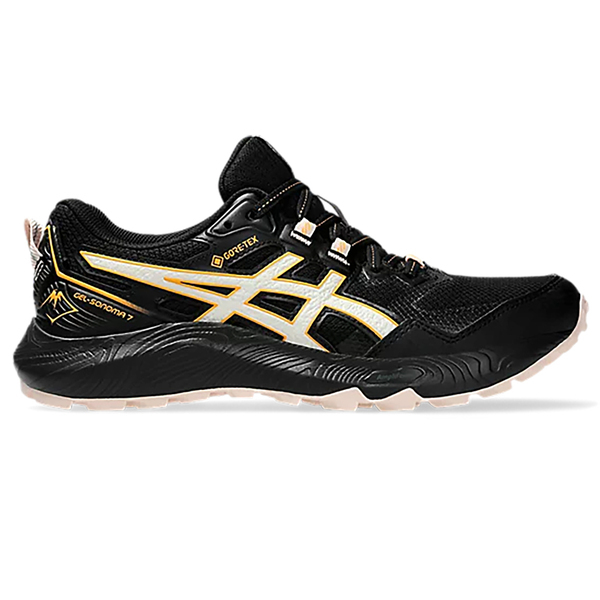 Asics Gel-sonoma 7 Gtx [1012B414-005] 女 慢跑鞋 越野跑鞋 戶外 防水 黑 金