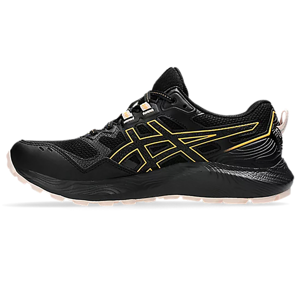 Asics Gel-sonoma 7 Gtx [1012B414-005] 女 慢跑鞋 越野跑鞋 戶外 防水 黑 金