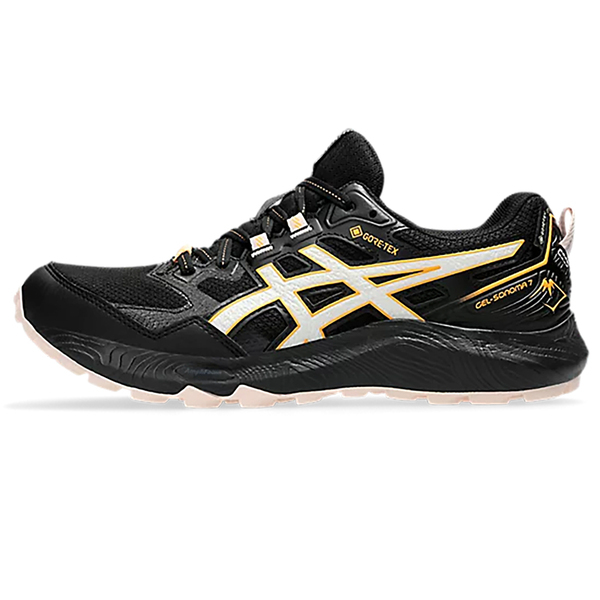 Asics Gel-sonoma 7 Gtx [1012B414-005] 女 慢跑鞋 越野跑鞋 戶外 防水 黑 金