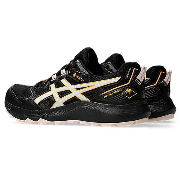 Asics Gel-sonoma 7 Gtx [1012B414-005] 女 慢跑鞋 越野跑鞋 戶外 防水 黑 金