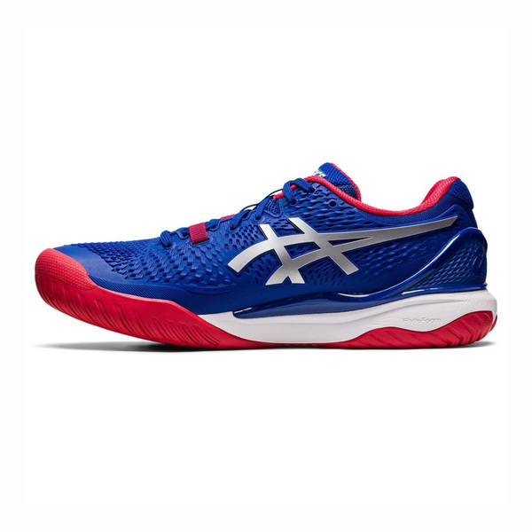 Asics GEL-Resolution 9 [1041A443-400] 男 網球鞋 比賽 耐磨 倫敦系列 藍紅 0S