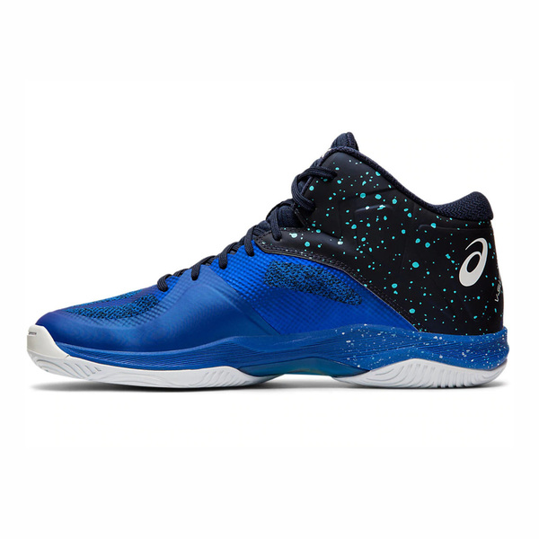 asics blue volleyball shoes