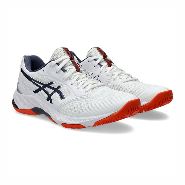 Asics Netburner Ballistic Ff 3 [1053A055-105] 男女 排球鞋 穩定 白 深藍