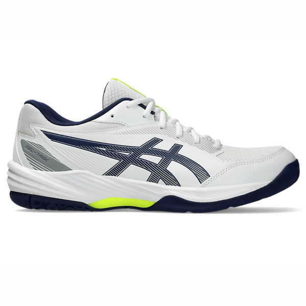 Asics Gel-task 4 [1071A103-100] 男 排球鞋 羽球鞋 室內運動 支撐 緩震 白 深藍