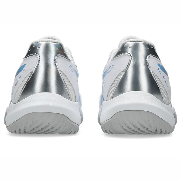Asics 亞瑟士 GEL-Rocket 12 [1071A116-104] 男 排球鞋 羽球鞋 穩定 回彈 白 銀藍