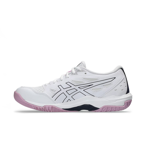 Asics Gel-rocket 11 [1072A093-105] 女 排球鞋 羽球鞋 穩定 包覆 回彈 白 粉紅