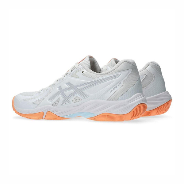 Asics Blade FF [1072A094-102] 女 羽球鞋 室內 運動 支撐 靈活 緩震 包覆 白 橘