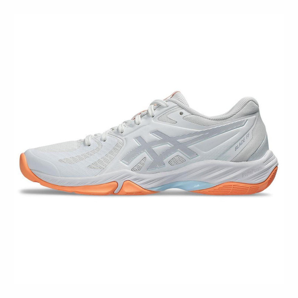 Asics Blade FF [1072A094-102] 女 羽球鞋 室內 運動 支撐 靈活 緩震 包覆 白 橘