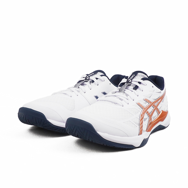 Asics Gel-tactic 12 2E [1073A071-101] 男女 排球鞋 中性款 寬楦 支撐 白金