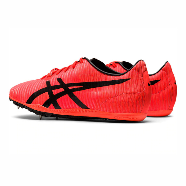 博客來-Asics Cosmoracer Md 2 [1093A029-701] 男鞋運動田徑釘鞋短跑輕巧亞瑟士紅24cm 紅/黑