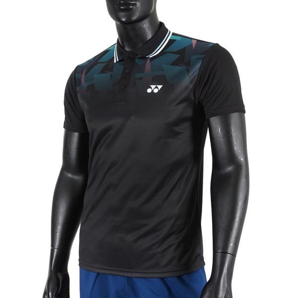 Yonex Polo [11011TR007] 男 短袖 上衣 網球 運動 休閒 舒適 透氣 機能 吸汗 快乾 台製 黑