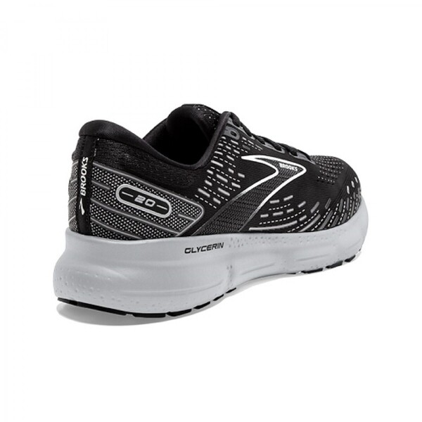 Mens Brooks Glycerin 20 Running Shoes Sz 9 Used Black 1103821D059 Black Mesh Size 9 - Brooks Glycerin 20 Black Alloy for sale online | eBay main image 4