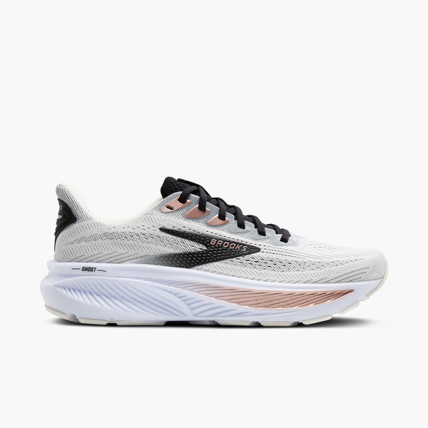 Brooks Ghost 17 [1204311D105] D Wide Women Running Shoes White