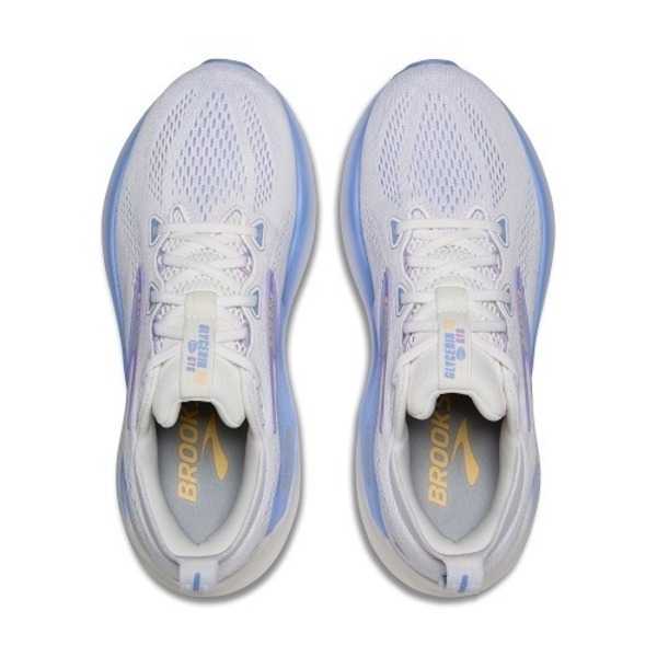 Brooks Glycerin GTS 22 Mens Running Shoes White Blue Mint 1204351D Size 10 Wide Men main image 3