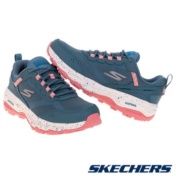 Skechers Go Run Trail Altitude [128221SAGE] 女 慢跑鞋 越野 防潑水 綠 粉