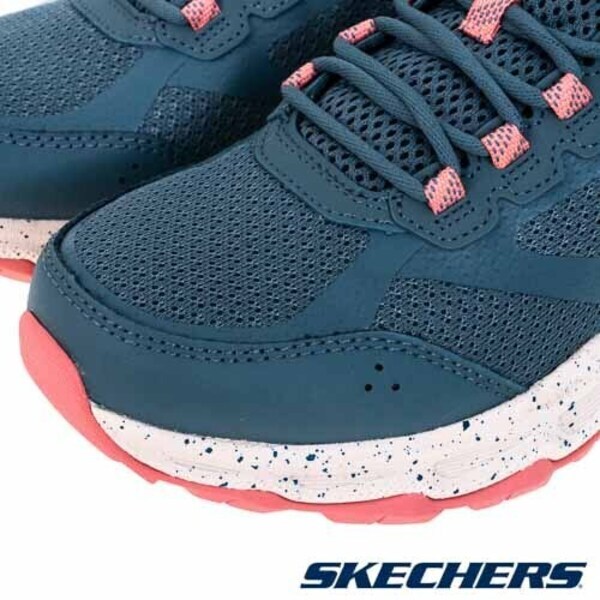 Skechers Go Run Trail Altitude [128221SAGE] 女 慢跑鞋 越野 防潑水 綠 粉