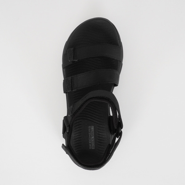 Skechers Max Cushioning Sandal [140218BBK] 女鞋 運動涼鞋 厚底 避震緩衝 黑
