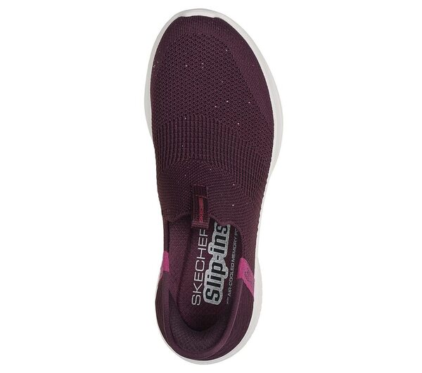 Skechers Ultra Flex 3.0 [149594WINE] 女 健走鞋 步行 休閒 瞬穿舒適科技 酒紅