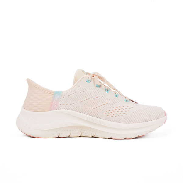 Skechers Arch Fit 2.0 [150066WNTPK] 女 休閒鞋 運動鞋 寬楦 厚底 套入式 瞬穿 粉