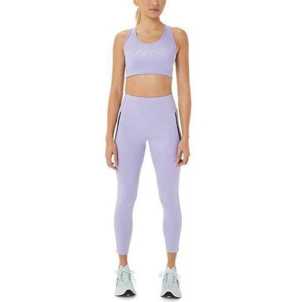 Asics [2012C366-501] 女 運動內衣 跑步 健身 訓練 舒適 吸濕 排汗 亞瑟士 粉紫