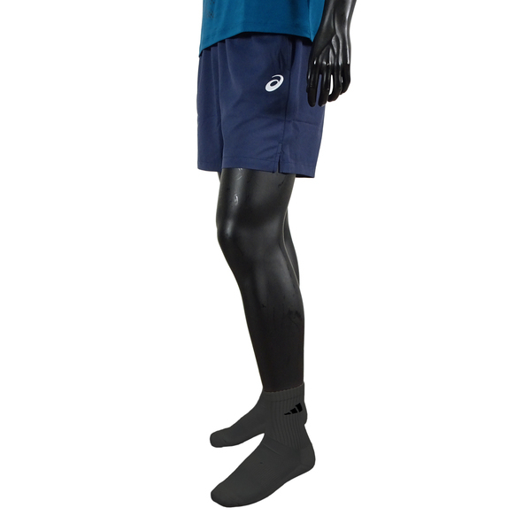 Asics Shorts [2041A150-400] 男 短褲 網球 運動 休閒 輕量 透氣 無內裡 雙側口袋 深藍