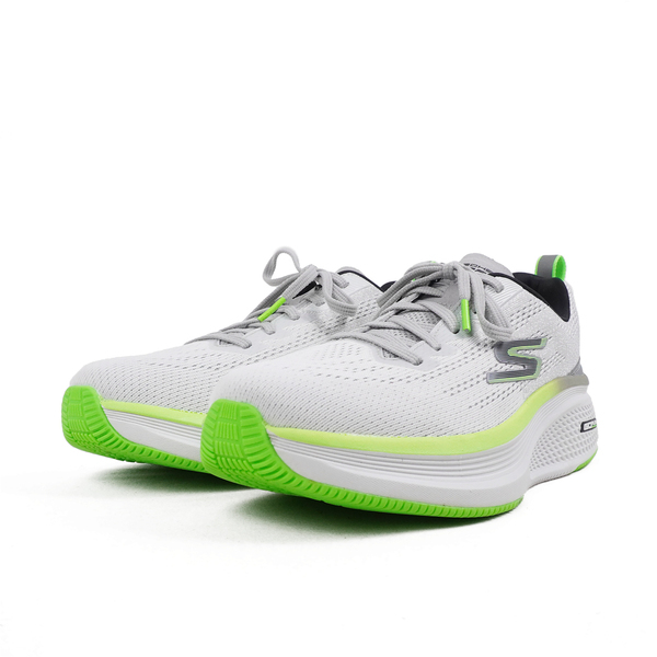 Skechers Go Run Elevate 2.0 [220847WGY] 男 慢跑鞋 運動 休閒 緩衝 灰 螢光綠