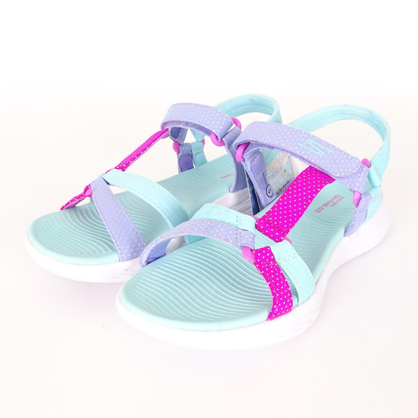 Skechers On-the-go 600  [302117LAQUA] 中童鞋 拖鞋 涼鞋 經典 夏天 穿搭 水藍