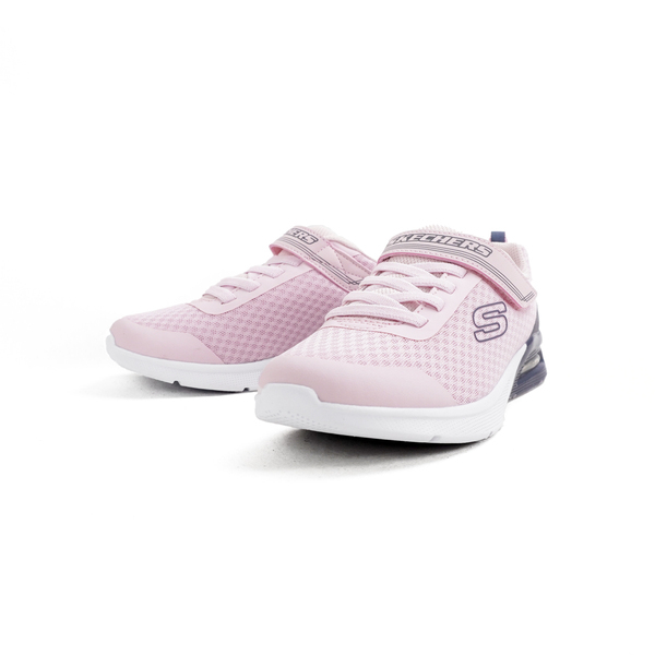 Skechers Microspec Max [302343LLTPK] 大童 慢跑鞋 運動 休閒 氣墊 避震 淺粉