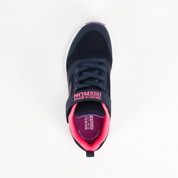 Skechers Go Run Consistent [302409LNVY] 大童鞋 運動休閒 保護 魔鬼氈 深藍 黑