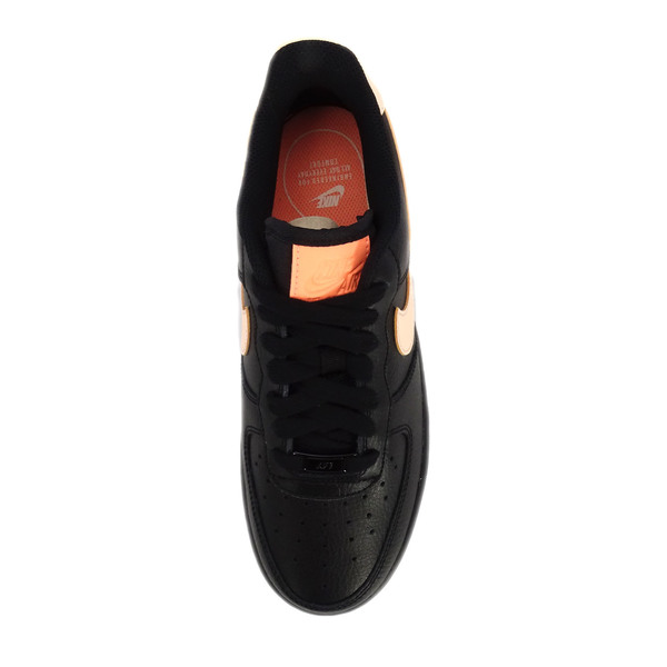 Nike WMNS Air Force 1 ''07 [315115-039] 女鞋 休閒 經典 街頭  AF1 黑 粉橘