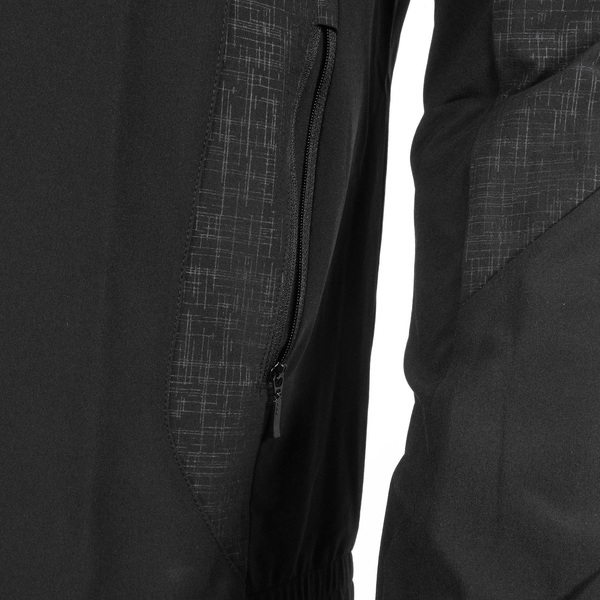 Mizuno [32TCA08109] 男 外套 平織 運動 休閒 合身版 彈性 舒適 抗紫外線 拉鍊口袋 美津濃 黑
