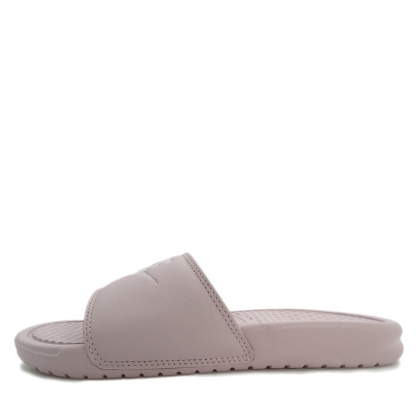 nike benassi slides particle rose