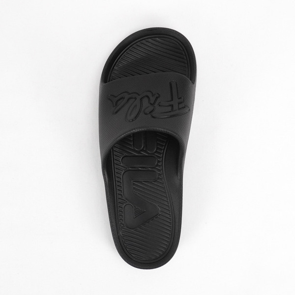 Fila Sleek Slide LT 2 [4-S326W-000] 男女 涼拖鞋 休閒 輕量 舒適 日常 穿搭 黑