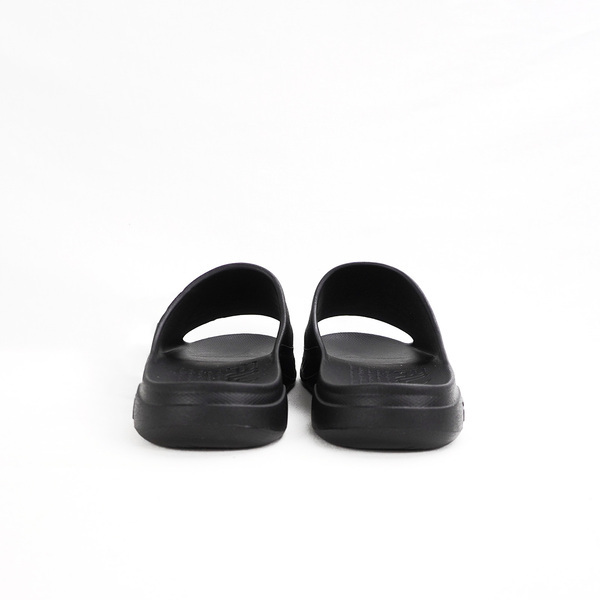 Fila Plumpy Slide [4-S334W-001] 男女 拖鞋 舒適 休閒 游泳 戲水 雨天 居家 情侶 黑