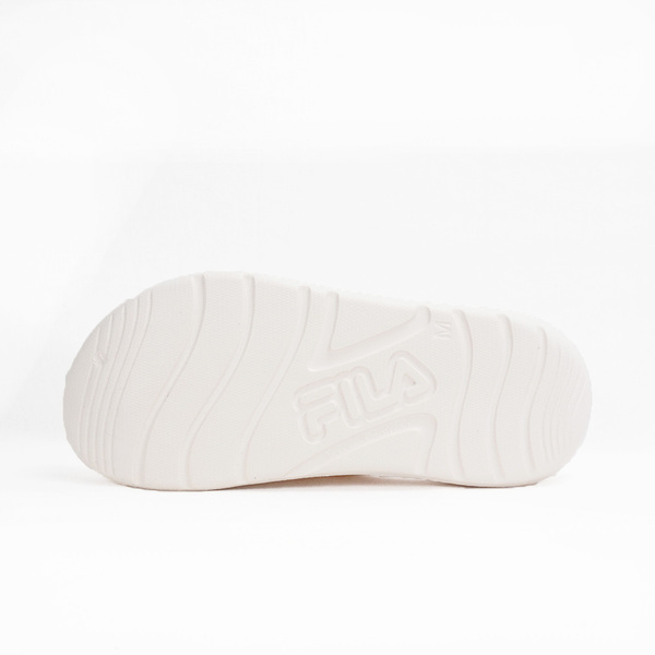 Fila Plumpy Slide [4-S334W-771] 男女 拖鞋 舒適 休閒 游泳 戲水 雨天 居家 情侶 米