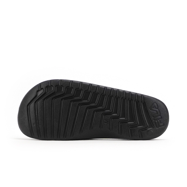 FILA Sleek Slide [4-S355W-001] 男女 涼拖鞋 基本款 LOGO 夏季 海灘 情侶穿搭 黑白