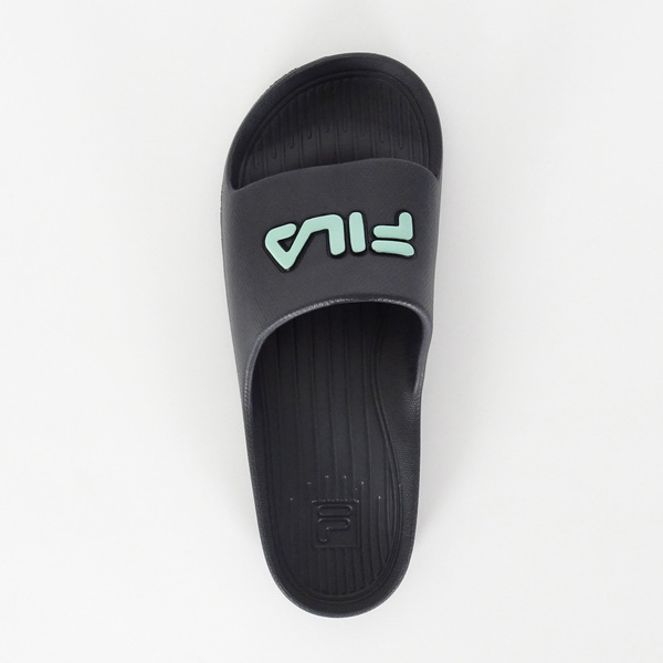 Fila Sleek Slide 1 [4-S355W-003] 男女 拖鞋 涼拖鞋 經典 休閒 防水 輕量 簡約 黑藍