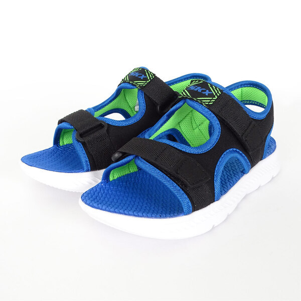 Skechers C-flex Sandal 2.0 [400042LBBLM] 中童鞋 運動 拖鞋 涼鞋 透氣 黑 藍