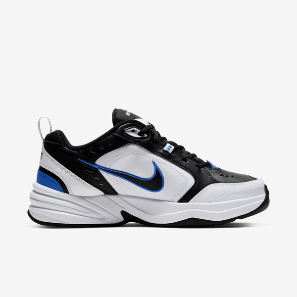 nike air monarch white black