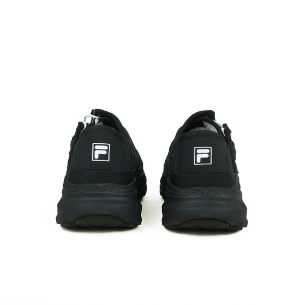Fila 斐樂 Quilted [5-C346A-001] 女 休閒鞋 懶人鞋 麵包鞋 套入式 無鞋帶 舒適 黑