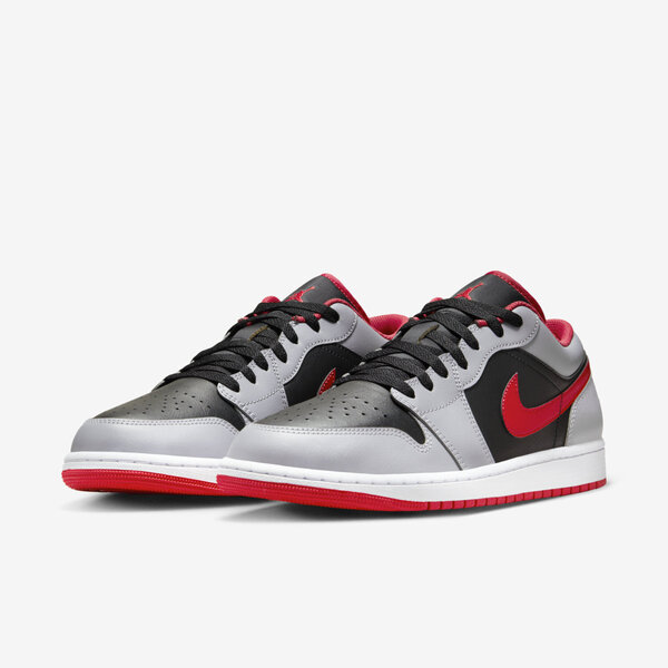 Nike Air Jordan 1 Low [553558-060] 男 休閒鞋 運動 喬丹 AJ1 低筒 穿搭 煙灰紅