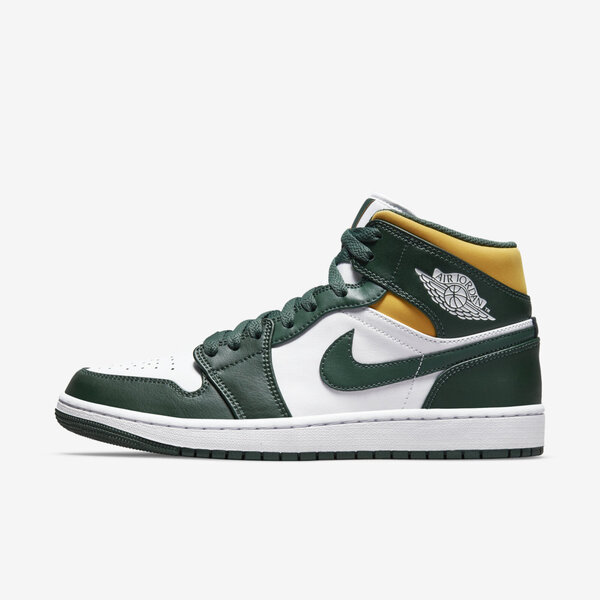 博客來-Nike Air Jordan 1 Mid [554724-371] 男休閒鞋傳奇NBA 超音速隊